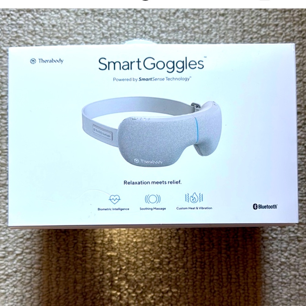 New Therabody smart goggles - never used! Still in box